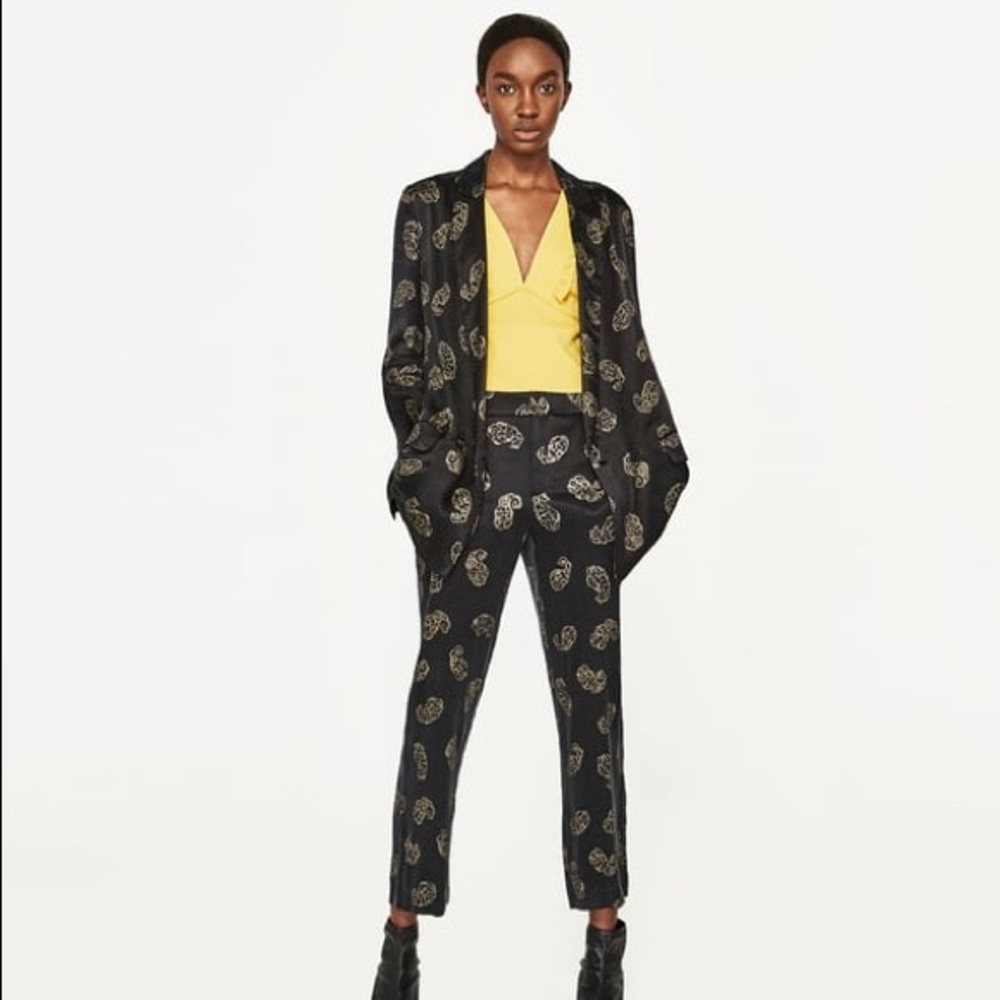 Zara Satin effect pant